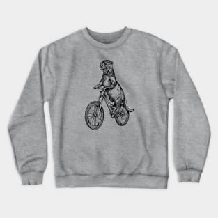 SEEMBO Otter Cycling Bicycle Bicycling Biker Biking Riding Bike Crewneck Sweatshirt